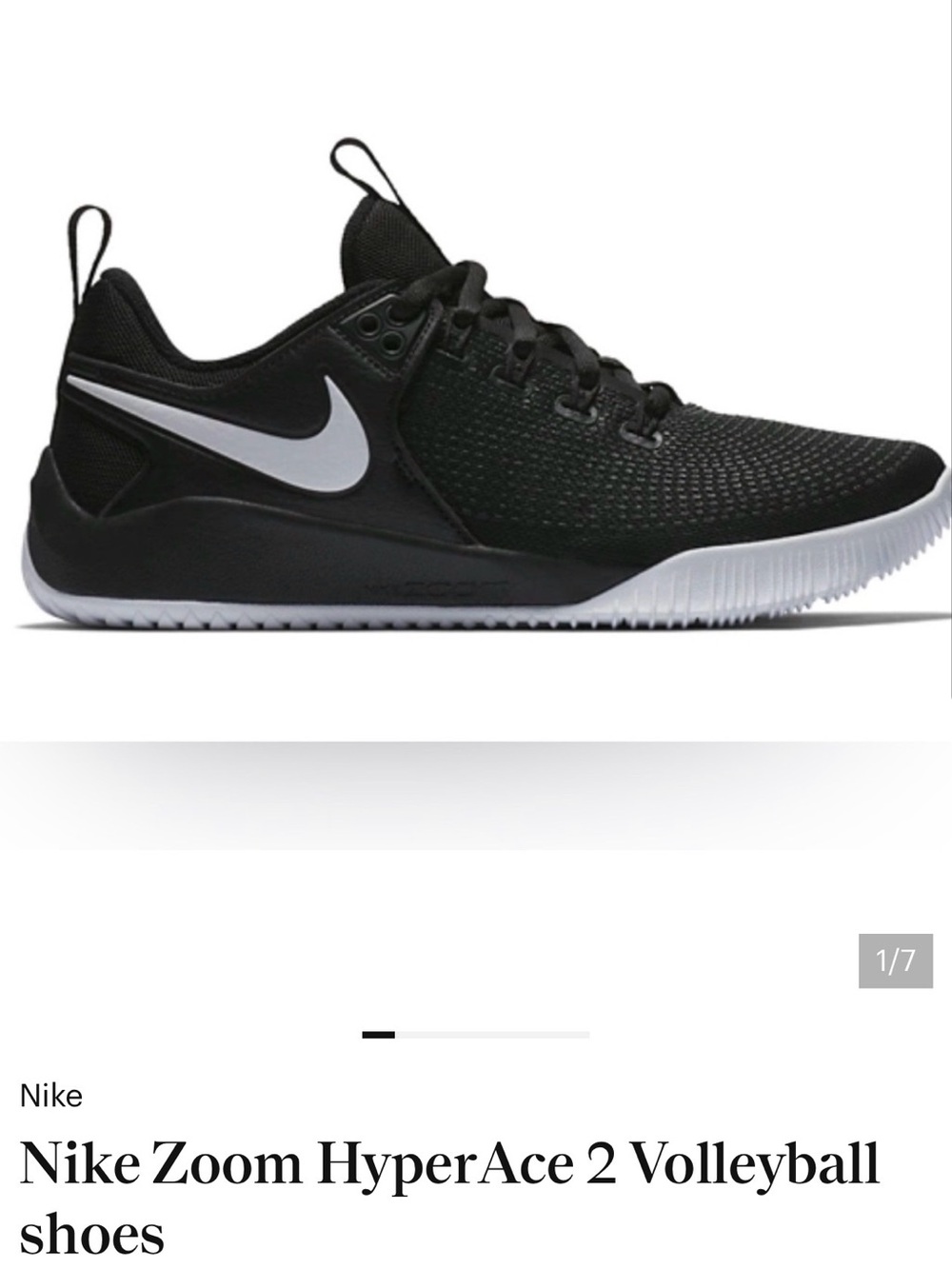 Nike Black & White Low-Top Training Sneakers
